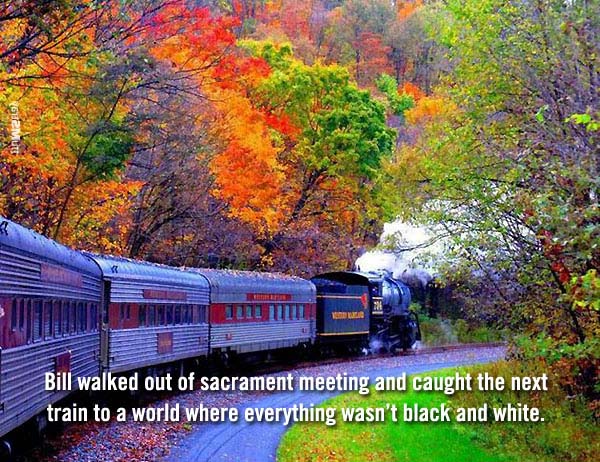 Mormon next train by Stray Mutt.